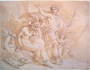 Bachus i Ariadna, lata 80. XVIII wieku.