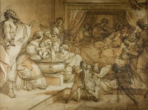 Narodziny Dziewicy autorstwa Giuseppe Cades