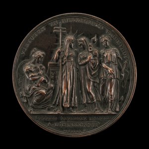 Alegoria Triumfu Religii [rewers], 18221823. autorstwa Giuseppe Cerbara