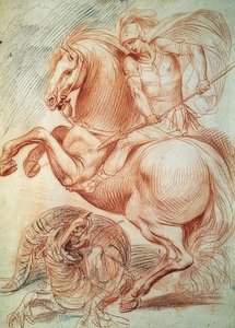 Smoczy cud św. Jerzego autorstwa Giuseppe Cesari