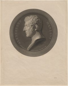 Alessandro Manzoni autorstwa Giuseppe Cornienti, after Gaetano Monti