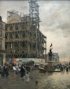 Place des Pyramides autorstwa Giuseppe de Nittis