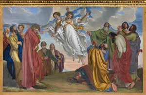 Prezbiterium, Giuseppe Diotti, Objawienie Aniołów po Wniebowstąpieniu 1830