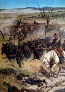 Fragment włoskiego obozu, z bitwy pod Magentą w 1859 r. (olej na płótnie)
