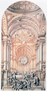 „Projekt Miasta Ewangelii”, c1716-1756 autorstwa Giuseppe Galli Bibiena