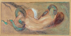 Akwarela Ewa Giuseppe Giglioli (1881-1930) Dim 11x23 cm Geny, Galeria Sztuki Współczesnej, inv 0163 autorstwa Giuseppe Giglioli