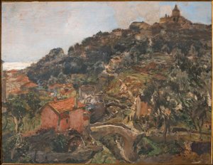 Sanremo (olej na sklejce)