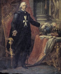 Portret pana de Rohan autorstwa Giuseppe Grecha (1755 - 1787). 14x11 cm. autorstwa Giuseppe Grech