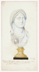 Agatowa głowa Kleopatry autorstwa Giuseppe Grisoni