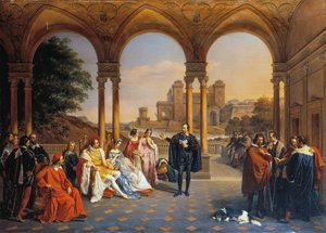 Torquato Tasso na dworze rodu Este autorstwa Giuseppe Mancinelli