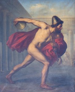 Odyseusz rzucający dyskiem autorstwa Giuseppe Mancinelli