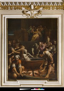 Męczeństwo św. Jana Ewangelisty autorstwa Giuseppe Maria Crespi