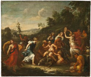 Der Triumph des Silenus autorstwa Giuseppe Maria Crespi