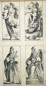 Karty tarota z XVII wieku autorstwa Giuseppe Marii Mitelli autorstwa Giuseppe Maria Mitelli