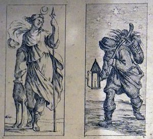 Karty tarota z XVII wieku autorstwa Giuseppe Marii Mitelli autorstwa Giuseppe Maria Mitelli