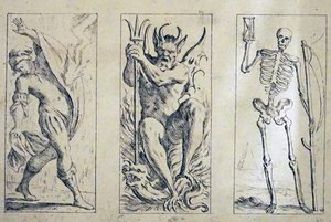 Karty tarota z XVII wieku autorstwa Giuseppe Marii Mitelli autorstwa Giuseppe Maria Mitelli
