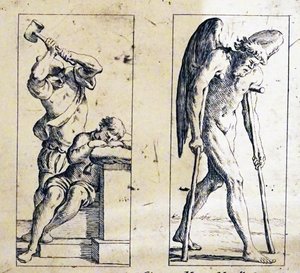 Karty tarota z XVII wieku autorstwa Giuseppe Marii Mitelli autorstwa Giuseppe Maria Mitelli