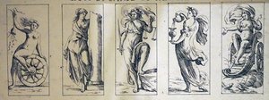 Karty tarota z XVII wieku autorstwa Giuseppe Marii Mitelli autorstwa Giuseppe Maria Mitelli