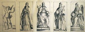 Karty tarota z XVII wieku autorstwa Giuseppe Marii Mitelli autorstwa Giuseppe Maria Mitelli