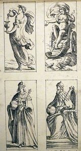 Karty tarota z XVII wieku autorstwa Giuseppe Marii Mitelli autorstwa Giuseppe Maria Mitelli
