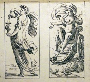 Karty tarota z XVII wieku autorstwa Giuseppe Marii Mitelli autorstwa Giuseppe Maria Mitelli