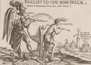Alegoria dotycząca losów Turków, ca. 1692. autorstwa Giuseppe Maria Mitelli