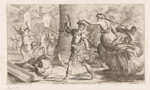 Geest van Creüsa verhitt aan Aeneas Eneasz jest adresowany obrazem i cieniem dziupli (tytuł na obiekcie) Omzwervingen van Aeneas (tytuł serii) L