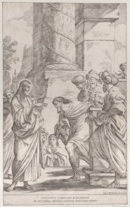 Tablica 1: Powołanie św. Mateusza, 1678. autorstwa Giuseppe Maria Mitelli