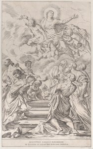 Tablica 2: Wniebowzięcie Najświętszej Maryi Panny, 1678. autorstwa Giuseppe Maria Mitelli