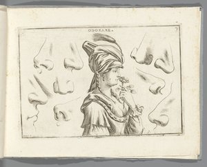 Zapach Odorare (tytuł na przedmiocie) autorstwa Giuseppe Maria Mitelli