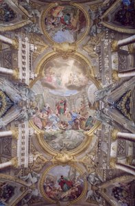Czyny św. Pawła na Areopagu, Bolonia, Włochy (zdjęcie) autorstwa Giuseppe Maria and Antonio Rolli