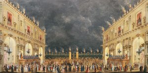 Włochy, Florencja, Festiwal w Cascine na cześć Ferdynanda III Lotaryngii
