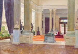 Narodowa Galeria Sztuki Nowoczesnej. Hol wejściowy autorstwa Giuseppe Micali