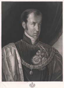 Cesarz Austrii Ferdynand I (druk) autorstwa Giuseppe Molteni