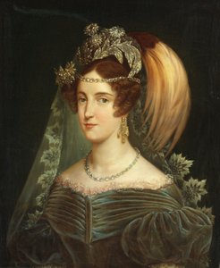 Portret Marii Cristiny Sabaudzkiej 1812-1836, Królowej Obojga Sycylii, 1830. autorstwa Giuseppe Navarra
