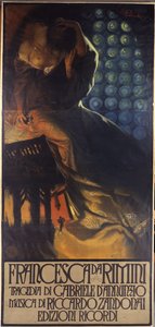 Francesca da Rimini skomponowana przez Riccardo Zandonai i napisana przez Gabriele D