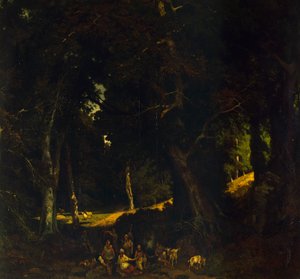 Obóz cygański — Giuseppe Palizzi