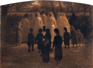 Martwe dziecko – Pellizza da Volpedo, Giuseppe (1868-1907). Pastel na tekturze, rozmiar: 71x98 autorstwa Giuseppe Pellizza da Volpedo