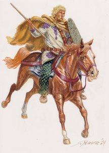Jazda na bagaudach autorstwa Giuseppe Rava