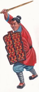 Szermierz armii Zhao autorstwa Giuseppe Rava