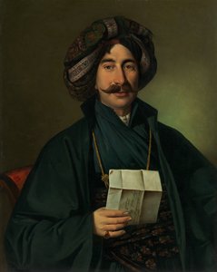 Mężczyzna w stroju osmańskim