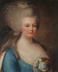 Portret księżniczki Marii Franciszki Benedykty autorstwa Giuseppe Troni