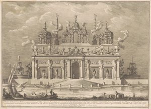 Prima Macchina dla Chin z 1765 r.: Ogród Hesperyd autorstwa Giuseppe Vasi, after Giuseppe Palazzi, after Paolo Posi