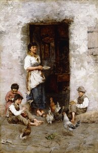 Czas posiłku; Posiłek autorstwa Giuseppe Zannoni