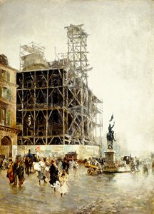 Plac Piramid, autorstwa Giuseppe or Joseph de Nittis