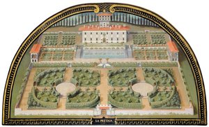 Villa Medicea La Petraia (w zasadzie średniowieczna, siedziba rodziny Brunelleschi; 1575-89 dla Ferdinando I