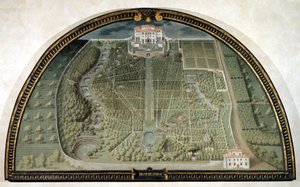 Villa di Pratolino autorstwa Giusto Utensa (XVI wiek).