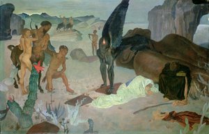 Repose on the Flight into Egypt, c.1922  autorstwa Glyn Warren Philpot