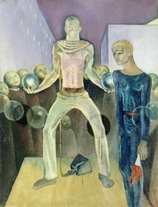 Podnoszenie ciężarów, Berlin 1931 autorstwa Glyn Warren Philpot