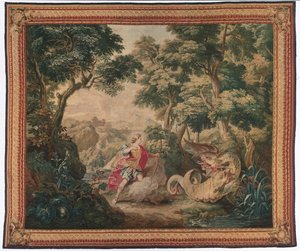 Apollo i wąż Python z Zestawu metamorfoz Owidiusza, 1700-1730.